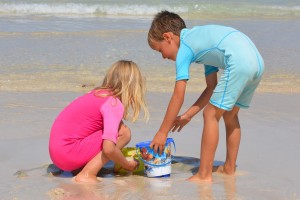 jeux plage enfant